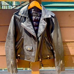 Mackage Leather lined jecket for sale!